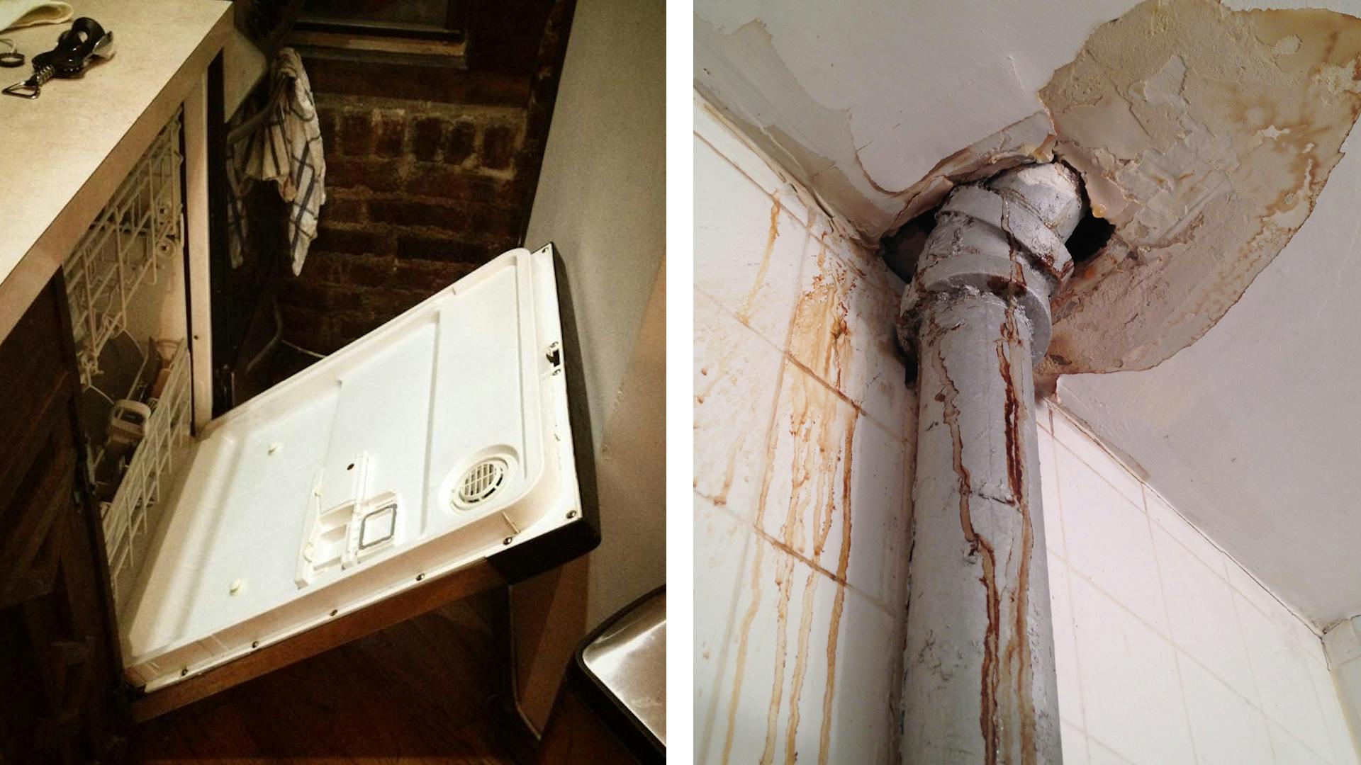 Big Apple. Small kitchens. And... leaks from pipes you're afraid to ask your landlord about. 