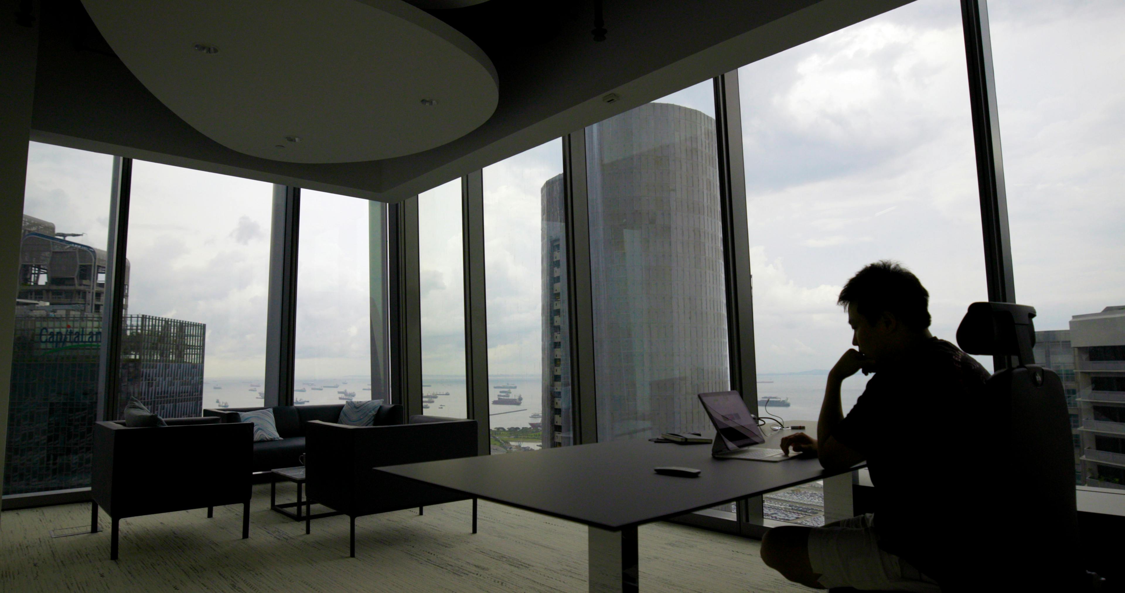 Do Kwon working from Terraform Labs's office in Singapore.