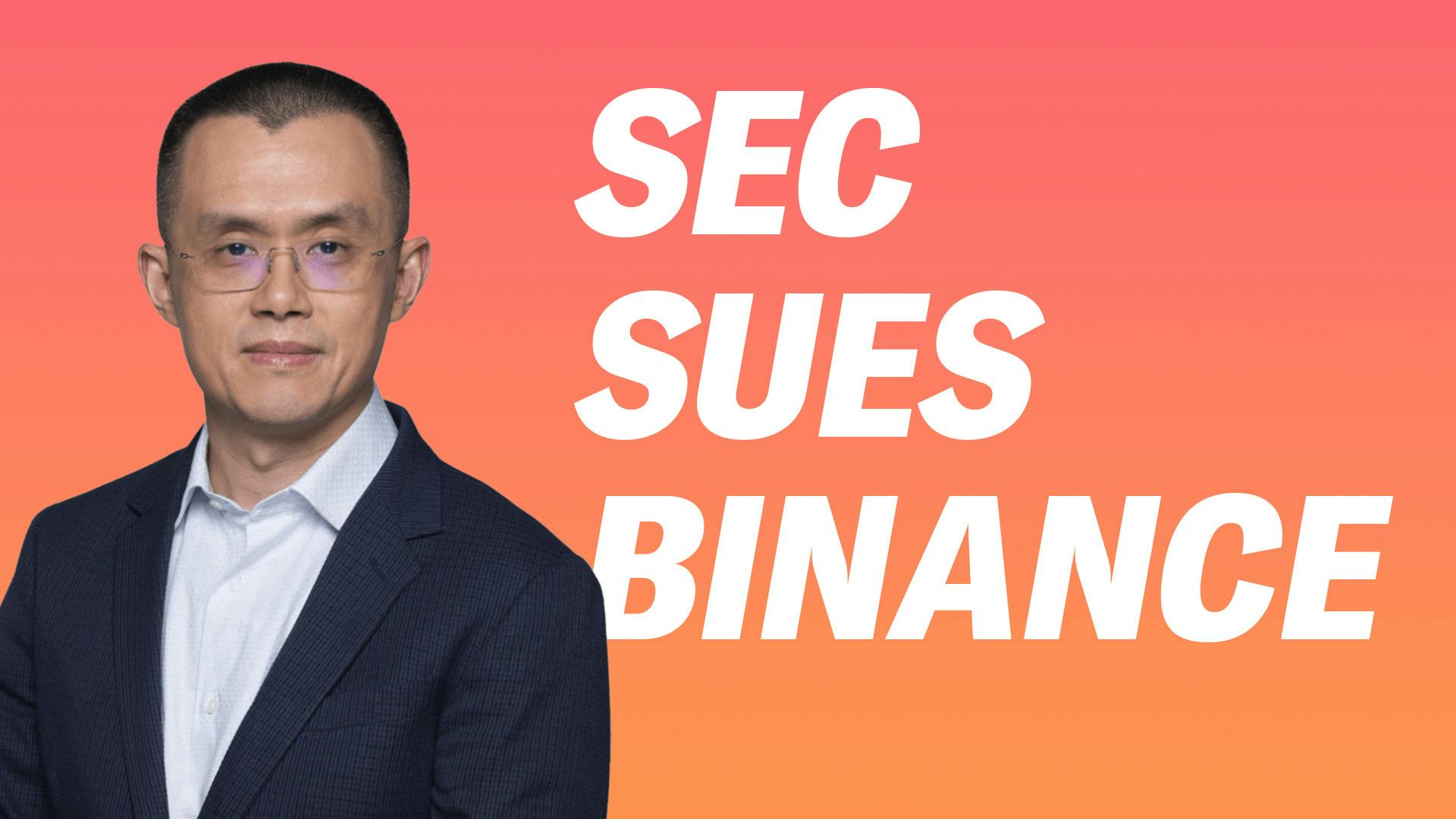 The SEC sues Binance and its CEO CZ over a plethora of alleged securities violations.