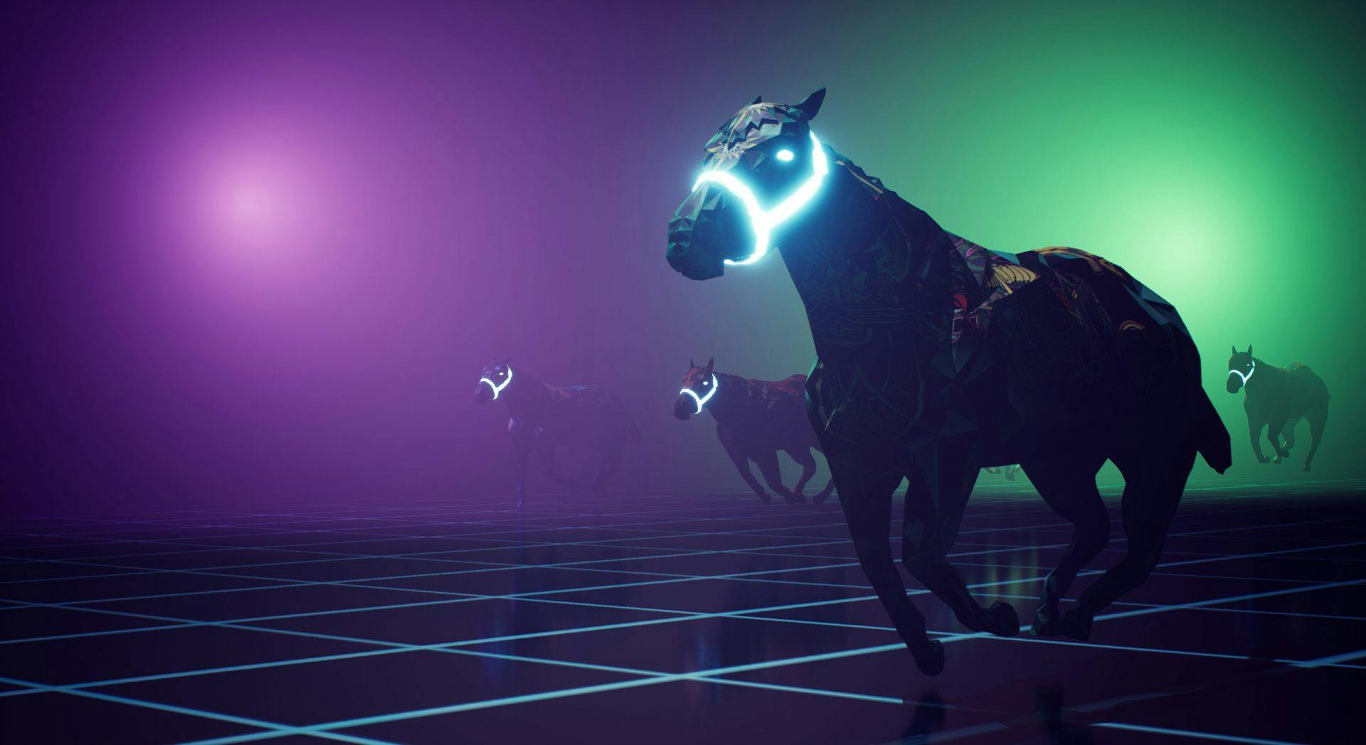 Zed Run is a digital horse racing and collecting game that features futuristic, digital horses built by parent company Virtually Human Studios, or VHS. (Source: Zed Run) 